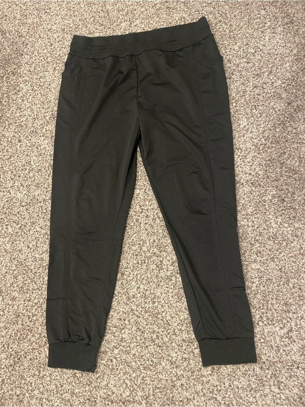 32 Degrees Gray Black Active Jogger Pants